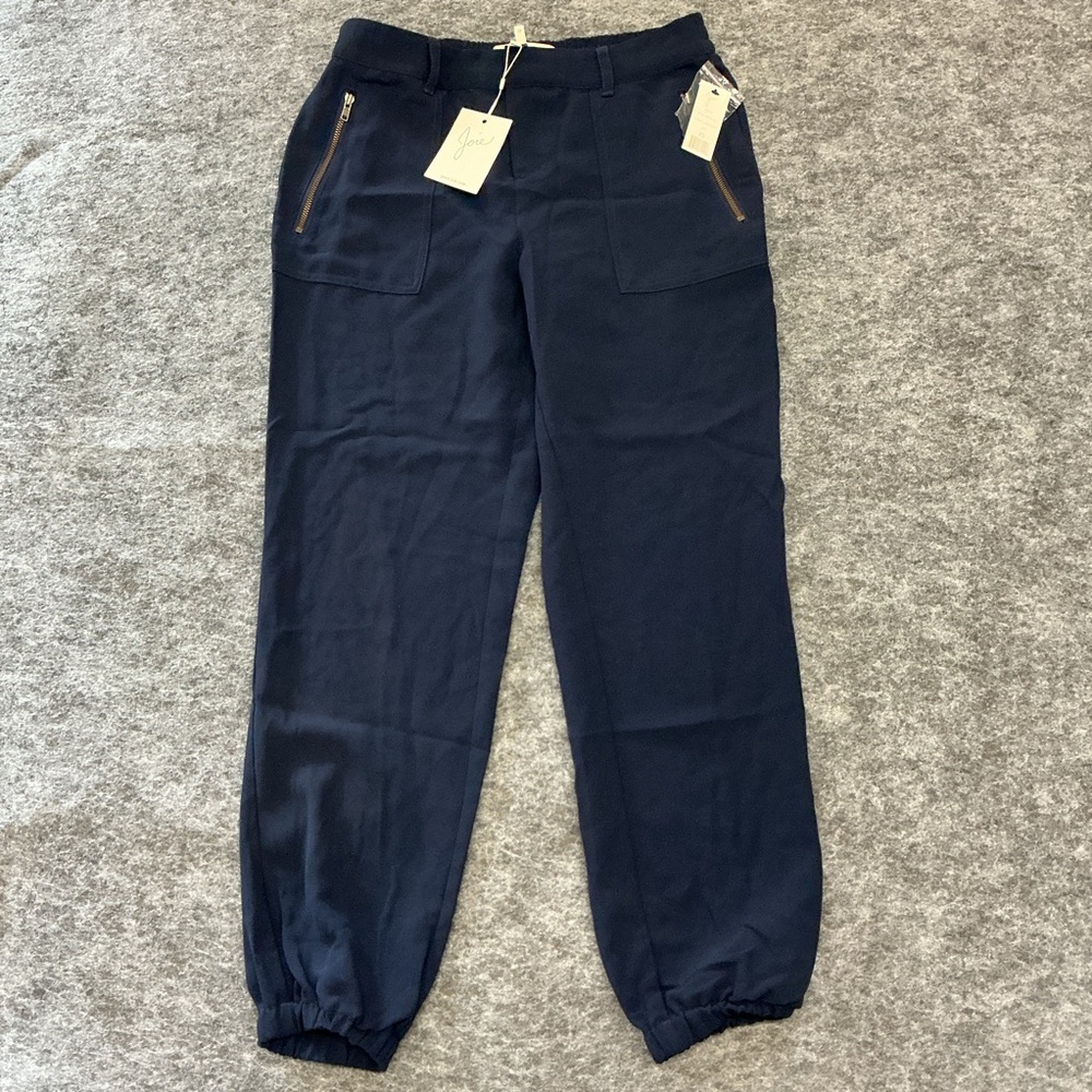 Joie Navy Blue Tailored Fit Joggers NWT BBB